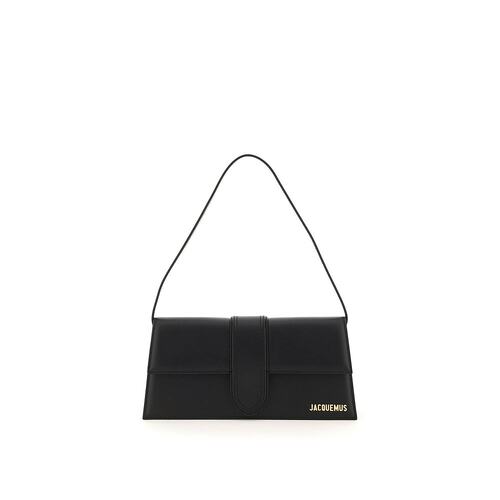 JACQUEMUS 女士单肩包 221BA0133060990 黑色 翻盖单肩包