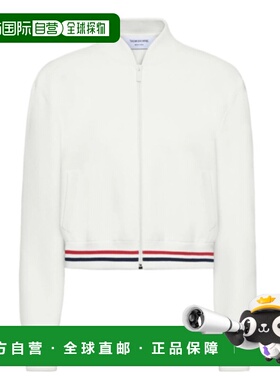 1h可退 香港直邮潮奢 Thom Browne 汤姆 布朗 女士 白色夹克 FKJ1