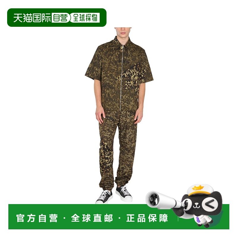 香港直邮GIVENCHY 男士休闲裤 BM50VZ13TZ246 AW2021 绿色 Givenc