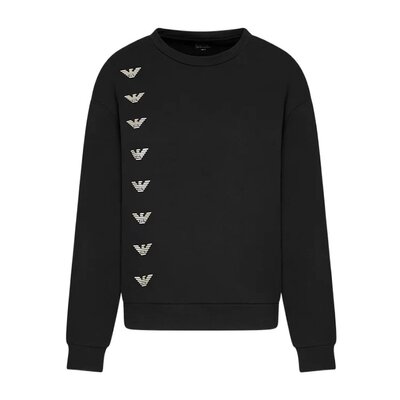 EA7 Emporio Armani 圆领徽标卫衣 6LTM27TJJRZ