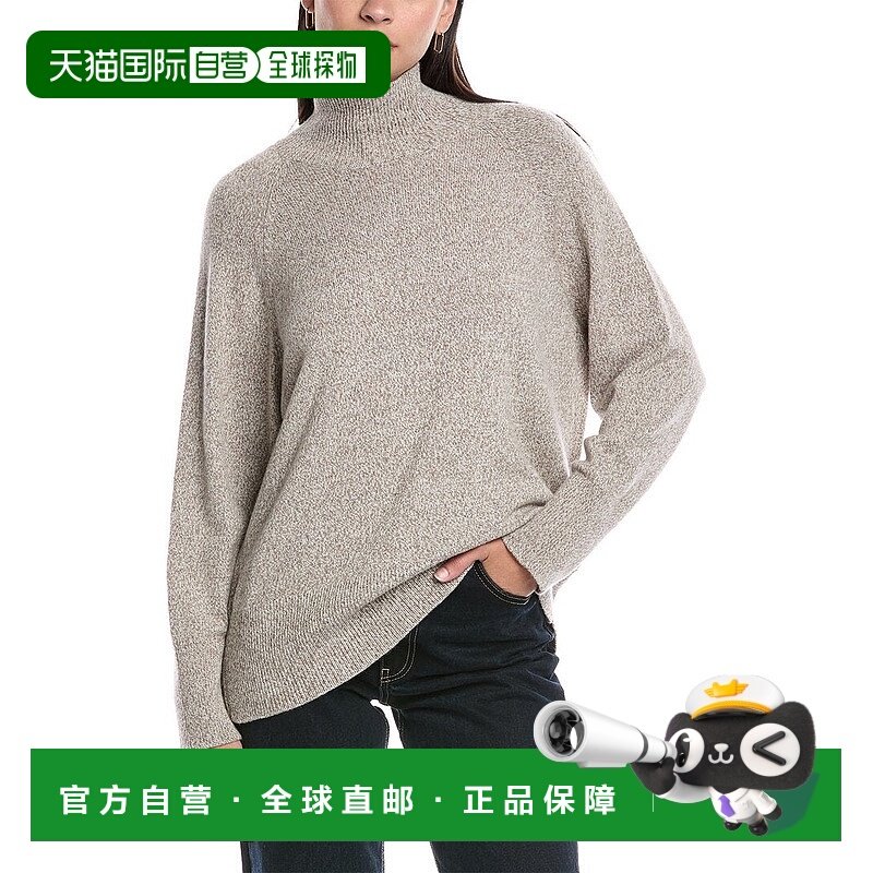 自营 Marella Falange羊毛和羊绒混纺毛衣-棕褐色 美国奥莱直发