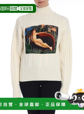 香港直邮KENZO 女士针织毛衣 1TO54181103 AW2018 乳白色 Cream-c