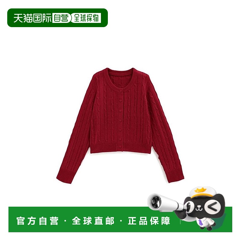 日本直邮日潮 GRL cable knit开衫 gn315针织长袖