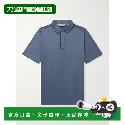 香港直邮Canali 康钠丽 男士 棉针织Polo衫 MJ00002T0861403