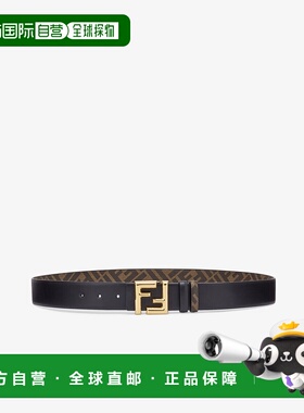 香港直邮FENDI 男士腰带 7C0488AFF2F1A94 SS2026 黑色 Fendi bel