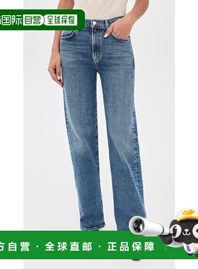 1h可退 香港直邮AGOLDE 女士 Harper Jean: 中腰宽松直筒裤牛仔裤