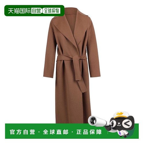 香港直邮S MAX MARA 女士大衣 2529016043650040 AW2025 棕色