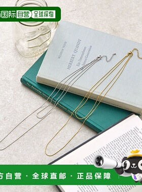 1h可退 日本直邮Jenau espace merveilleux 女士 双层蛇骨链 项链