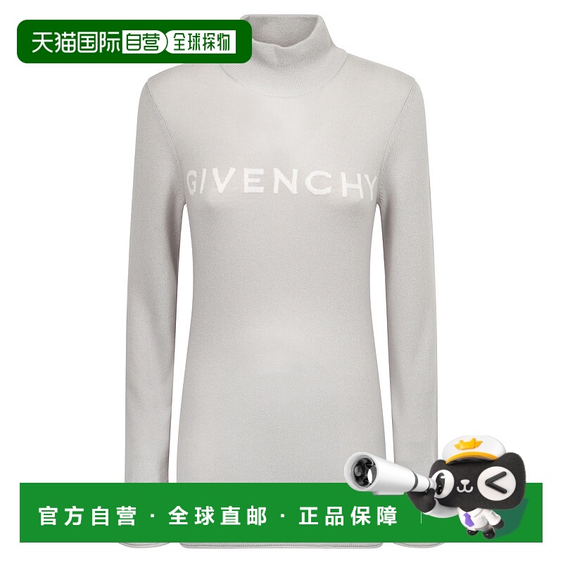 1h可退 香港直邮GIVENCHY 女士T恤 BW90EG4Z9S069GREY SS2025 白