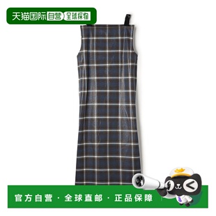 1h可退 日本直邮EDITION 女装 箔涂层 格纹长裙 34065406002