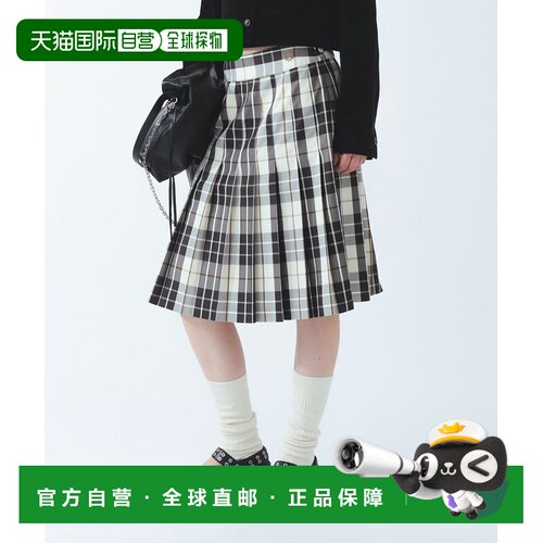 日本直邮FRED PERRY 女士 英伦格纹百褶裙 612715【付后1h可退】