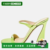Rossi Aura Metallic 自营Gianvito Green Leather Sandals gre