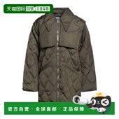 香港直邮GANNI 舒适时尚 甘尼 Shell 1h可退 green绿色 女士 夹克