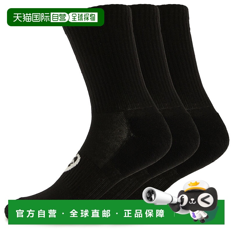 1h可退 香港直邮ASICS 男士袜子 2018396BLACK CO 黑色亚瑟士
