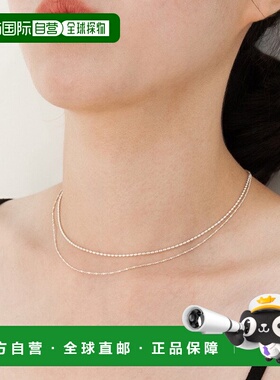 韩国直邮TATIANA (SET) 时尚鸡蛋链亮片项链 TATI301819527纯银