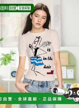 1h可退 香港直邮MOSCHINO 女士衬衫 W4E8402E1257A00 AW2024 白色