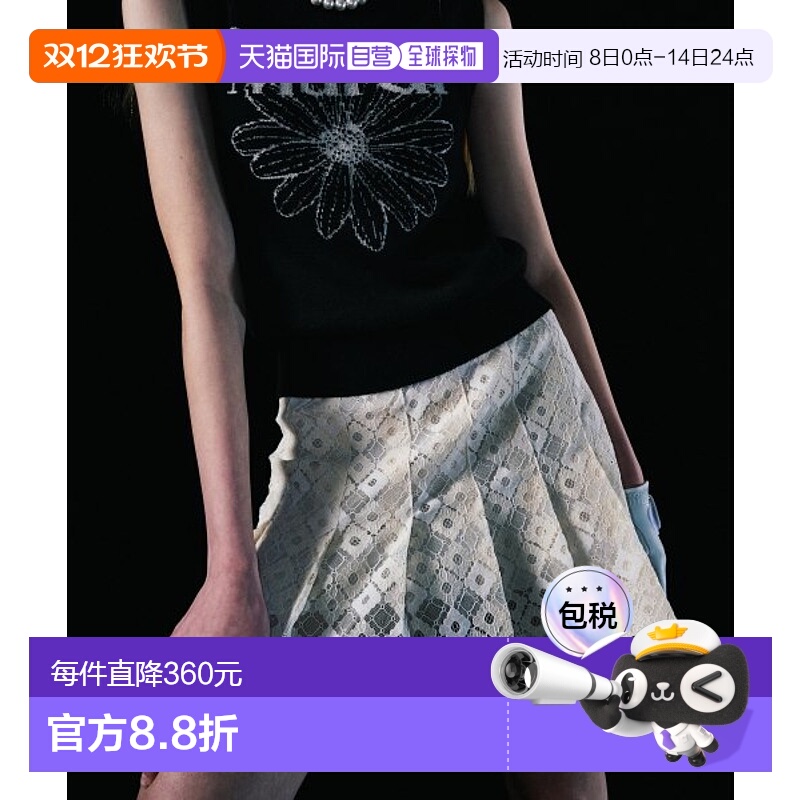 韩国直邮MARDI MERCREDI ACTIF高尔夫服装S40028半身裙新款a字裙