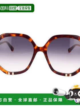 香港直邮CHLOÉ 女士眼镜 CH0105S004-16 CO 灰色 Chloe Sunglasse