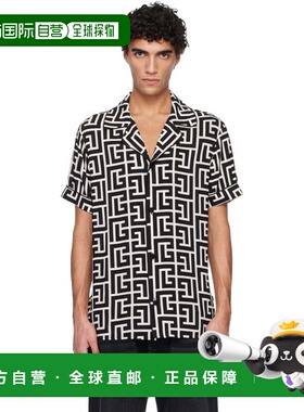 香港直邮Balmain 巴尔曼 男士 黑色 & 白色 Pyjama Monogrammed P