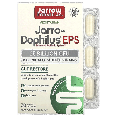 香港直发jarrow formulas益生菌素食胶囊30粒肠道保健品