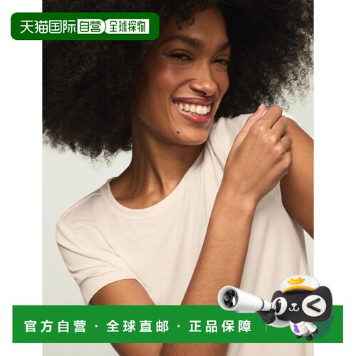 自营lucky brandLucky品牌女休闲圆领t恤-白色 美国奥莱直发女装