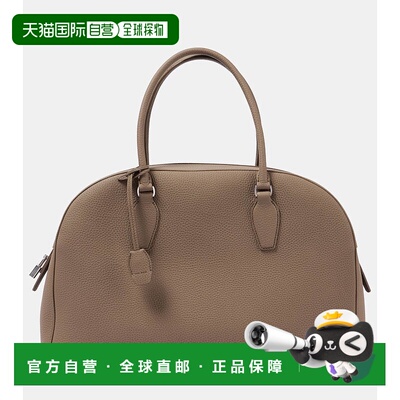1h可退 香港直邮The Row 女士 15.75 印度皮革手提包 brown棕色
