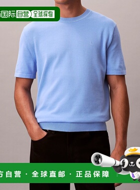 香港直邮CALVIN KLEIN 男士T恤 LV04LC333GC32 SS2026 蓝色