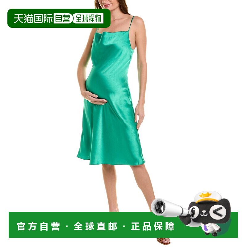 自营HATCH Maternity The Easy Slip Dress - jade 美国奥莱直发图片