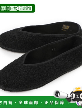 日本直邮Drogheria Crivellini 芭蕾平底鞋 黑色 女士 Fu-KUNG fk