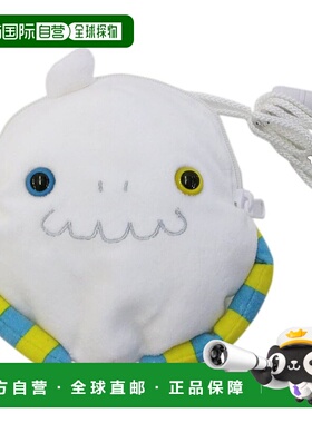 【日本直邮】Shinada mokeke怪物挂脖式拉链小包sukantu白色