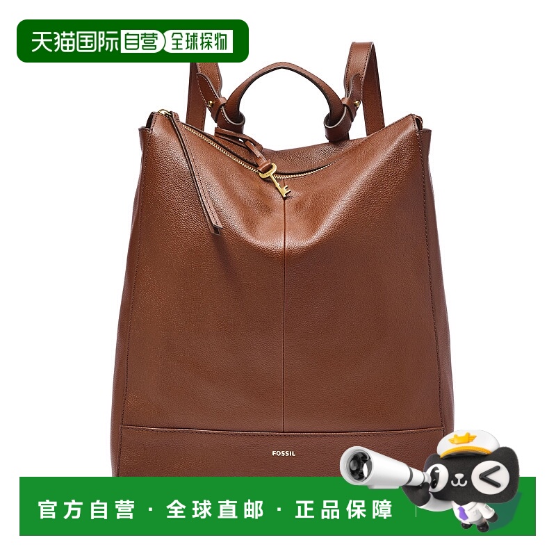 自营Fossil/化石 Women's皮革可转换双肩包女士包包 【美国奥 【