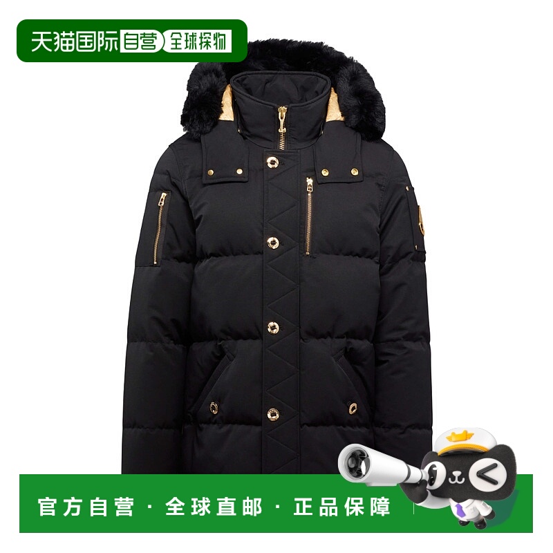 1h可退 香港直邮moose knuckles 男士 羽绒服鸭绒可拆卸