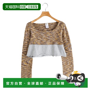 1h可退 日本直邮BASErange 女士 有机全棉短款套头针织毛衣 PUWCT