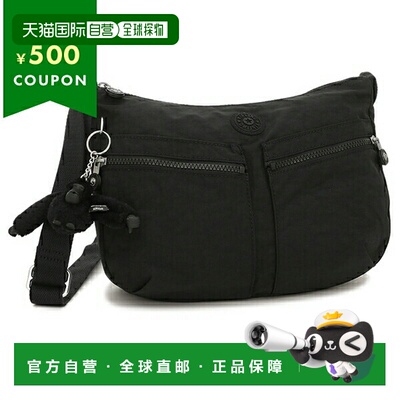 日本直邮Kipling 肩背包 伊泽拉 黑色 女款 KIPLING K02144 P39