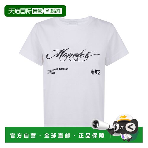 1h可退 香港直邮MONCLER 女士T恤 K20938C0000589AJS00A AW2025
