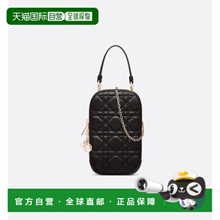 欧洲直邮Christian Dior克里斯汀 迪奥Lady Dior手提包羊皮斜挎包