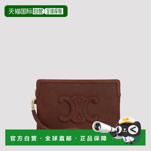 栗色 韩国直邮Celine 10J503GV818CH 收纳包 DOM斜挎包 手拿包