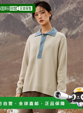 韩国直邮SATUR设计师款大气简约日常休闲个性毛衣SA22FWMK03IV