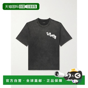 徽标印花棉针织T恤 男士 AMTOJR1023 香港直邮AMIRI 1h可退