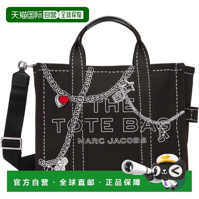 1h可退 香港直邮Marc Jacobs 马克 雅可布 女士 黑色 The Trompe