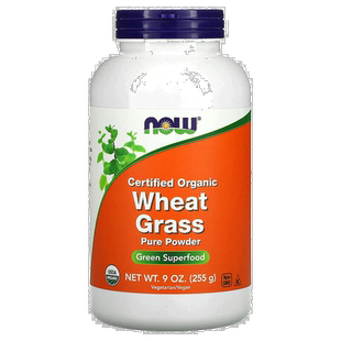香港直发 Now诺奥有机认可小麦草粉255g富含钾认证补充剂