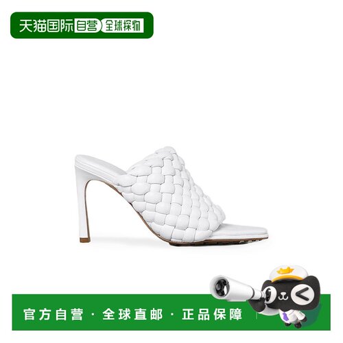 1h可退 美国直邮BottegaVeneta葆蝶家女士穆勒鞋高跟鞋拖鞋皮鞋