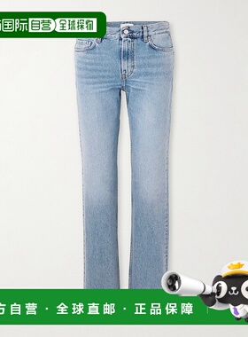 1h可退 香港直邮潮奢 toteme 女士 腰带环牛仔裤 252WRB0270FB042