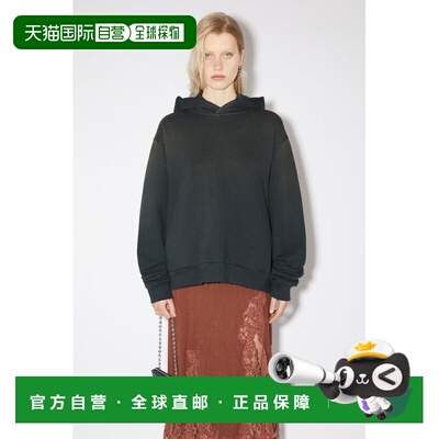 欧洲直邮Acne Studios(艾克妮) 女士徽标连帽卫衣