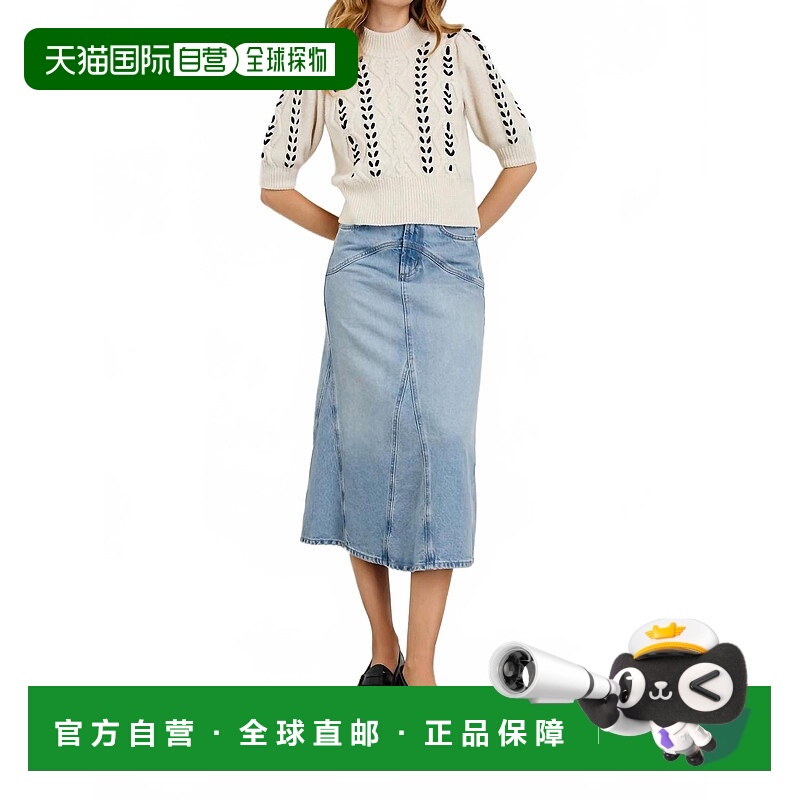 自营railsDel Rey Midi Skirt In Original Blue - original blue