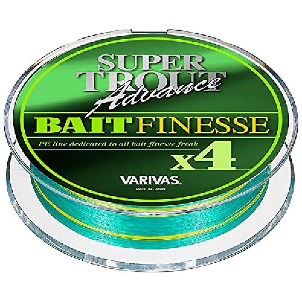 日本直邮Varivas瓦里瓦斯SUPER TROUT鱼线PEX4 100M黄绿混色0.5号