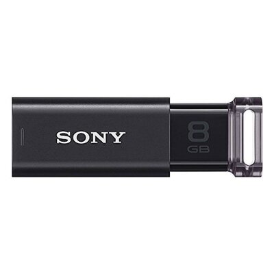 日本直邮Sony索尼 日本正品U盘 8GB黑色 无盖USM8GUB