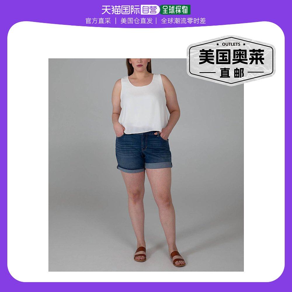 jagalex boyfriend plus 深靛蓝短裤 - 深靛蓝 【美国奥莱】直发