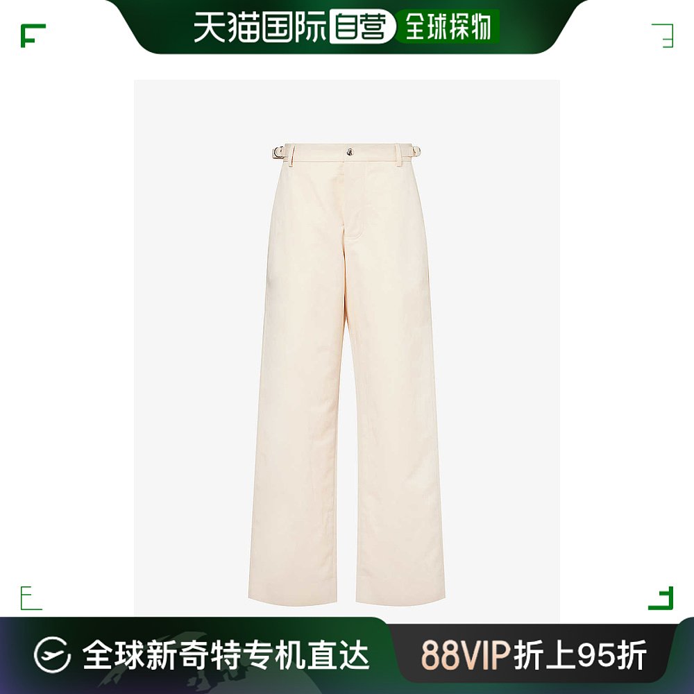 香港直邮潮奢 Jacquemus男士Le Pantalon Jean棉麻混纺长裤