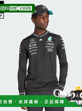 日本直邮 adidas 赛车 MERCEDES-AMG PETRONAS F1 车队男士长袖比
